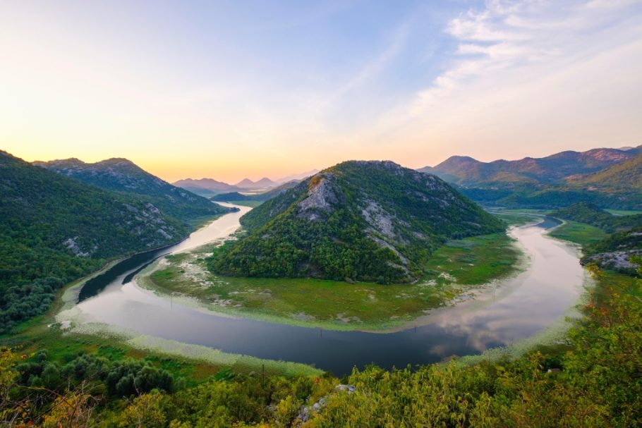 Pavlova Strana Viewpoint at dawn