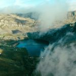 Areal view on Kapetanovo Jezero