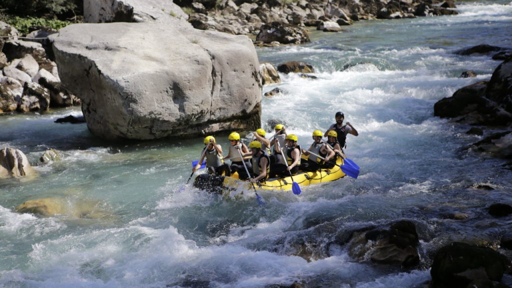 Rafting on Tara River