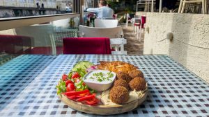 falafel as served at resto bar taraca