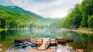Landscape of Biogradsko Lake